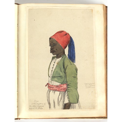 58 - Property of a lady - James Fenn Clark (1823-1910) - the vellum album of James Clark, son of Hezekiah... 