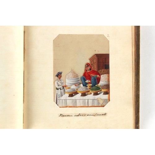 58 - Property of a lady - James Fenn Clark (1823-1910) - the vellum album of James Clark, son of Hezekiah... 