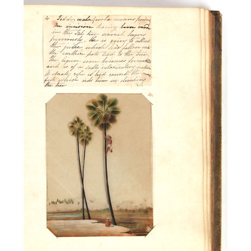 58 - Property of a lady - James Fenn Clark (1823-1910) - the vellum album of James Clark, son of Hezekiah... 