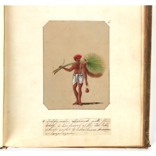 58 - Property of a lady - James Fenn Clark (1823-1910) - the vellum album of James Clark, son of Hezekiah... 