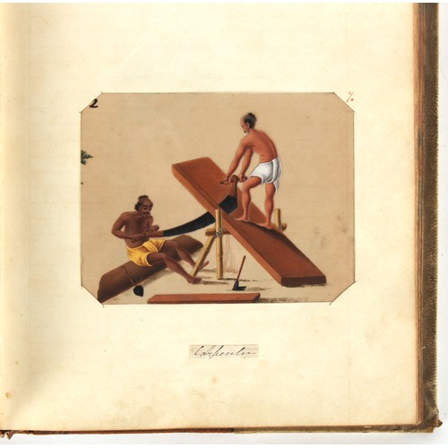 58 - Property of a lady - James Fenn Clark (1823-1910) - the vellum album of James Clark, son of Hezekiah... 