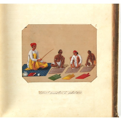 58 - Property of a lady - James Fenn Clark (1823-1910) - the vellum album of James Clark, son of Hezekiah... 