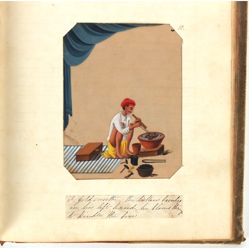 58 - Property of a lady - James Fenn Clark (1823-1910) - the vellum album of James Clark, son of Hezekiah... 