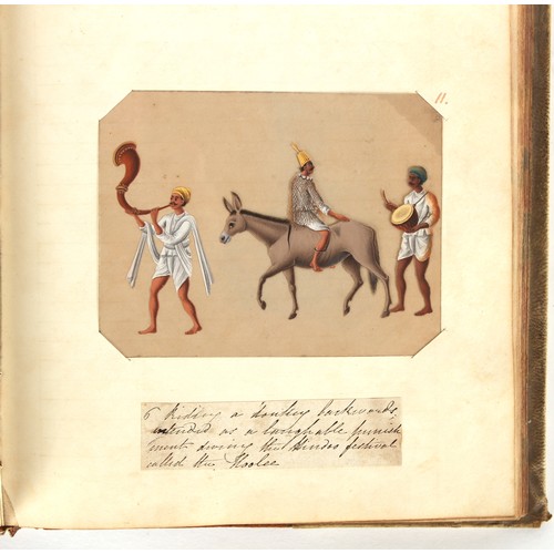 58 - Property of a lady - James Fenn Clark (1823-1910) - the vellum album of James Clark, son of Hezekiah... 