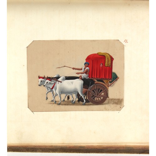 58 - Property of a lady - James Fenn Clark (1823-1910) - the vellum album of James Clark, son of Hezekiah... 