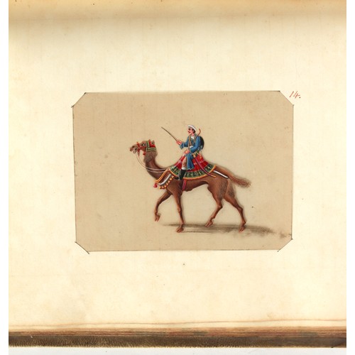 58 - Property of a lady - James Fenn Clark (1823-1910) - the vellum album of James Clark, son of Hezekiah... 