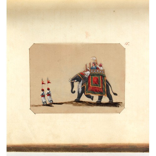 58 - Property of a lady - James Fenn Clark (1823-1910) - the vellum album of James Clark, son of Hezekiah... 