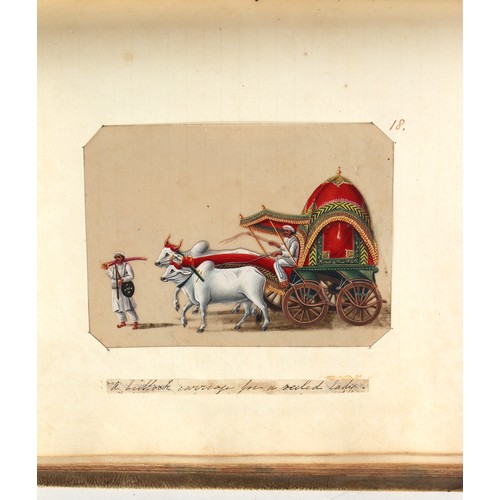 58 - Property of a lady - James Fenn Clark (1823-1910) - the vellum album of James Clark, son of Hezekiah... 