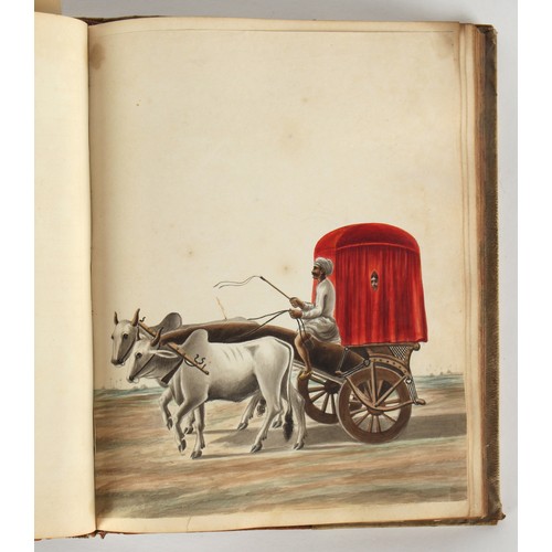 58 - Property of a lady - James Fenn Clark (1823-1910) - the vellum album of James Clark, son of Hezekiah... 