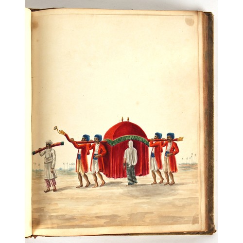 58 - Property of a lady - James Fenn Clark (1823-1910) - the vellum album of James Clark, son of Hezekiah... 