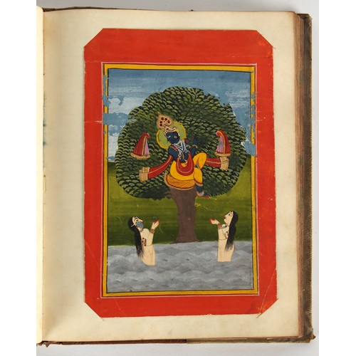 58 - Property of a lady - James Fenn Clark (1823-1910) - the vellum album of James Clark, son of Hezekiah... 