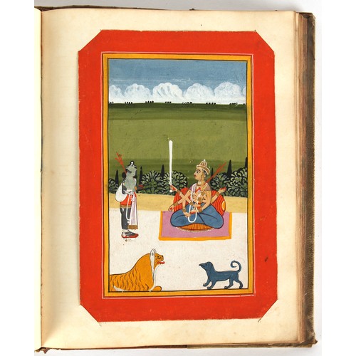 58 - Property of a lady - James Fenn Clark (1823-1910) - the vellum album of James Clark, son of Hezekiah... 