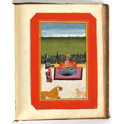 58 - Property of a lady - James Fenn Clark (1823-1910) - the vellum album of James Clark, son of Hezekiah... 