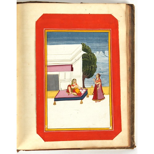 58 - Property of a lady - James Fenn Clark (1823-1910) - the vellum album of James Clark, son of Hezekiah... 