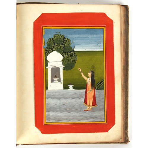 58 - Property of a lady - James Fenn Clark (1823-1910) - the vellum album of James Clark, son of Hezekiah... 