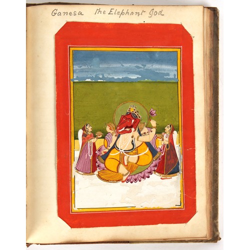 58 - Property of a lady - James Fenn Clark (1823-1910) - the vellum album of James Clark, son of Hezekiah... 