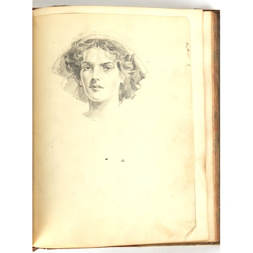 58 - Property of a lady - James Fenn Clark (1823-1910) - the vellum album of James Clark, son of Hezekiah... 