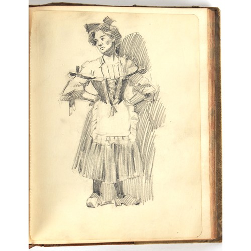 58 - Property of a lady - James Fenn Clark (1823-1910) - the vellum album of James Clark, son of Hezekiah... 