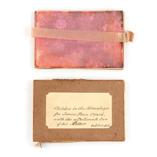 59 - Property of a lady - Anne Clark (19th century, nee Anne Fenn) - SCENES AND VIEWS OF INDIA - a small ... 