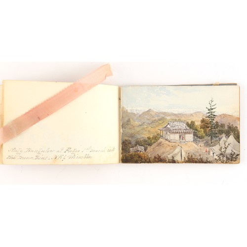 59 - Property of a lady - Anne Clark (19th century, nee Anne Fenn) - SCENES AND VIEWS OF INDIA - a small ... 