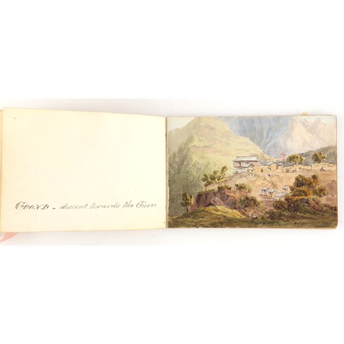 59 - Property of a lady - Anne Clark (19th century, nee Anne Fenn) - SCENES AND VIEWS OF INDIA - a small ... 