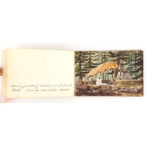 59 - Property of a lady - Anne Clark (19th century, nee Anne Fenn) - SCENES AND VIEWS OF INDIA - a small ... 