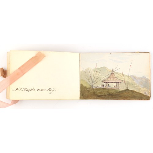 59 - Property of a lady - Anne Clark (19th century, nee Anne Fenn) - SCENES AND VIEWS OF INDIA - a small ... 