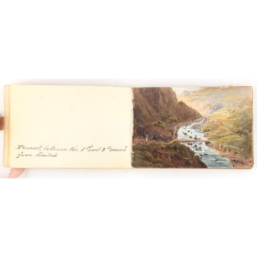 59 - Property of a lady - Anne Clark (19th century, nee Anne Fenn) - SCENES AND VIEWS OF INDIA - a small ... 