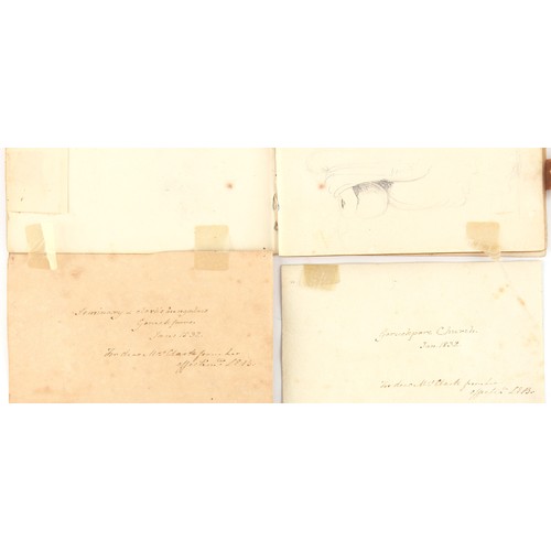 59 - Property of a lady - Anne Clark (19th century, nee Anne Fenn) - SCENES AND VIEWS OF INDIA - a small ... 