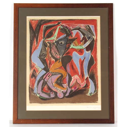20 - Property of a deceased estate - Andre Masson (1896-1987) - FIGURES (1972) - lithograph, signed in th... 