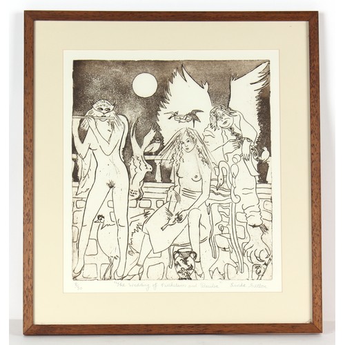 23 - Property of a deceased estate - Linda Sutton (b.1947) - 'THE WEDDING OF PISTHETAROS AND BASILEA' - d... 