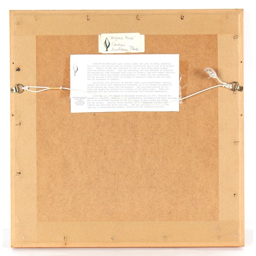 50 - Property of a deceased estate - Caroline McAdam Clark (b. 1947) - 'ARIZONA HORSE' - oil on board, 11... 