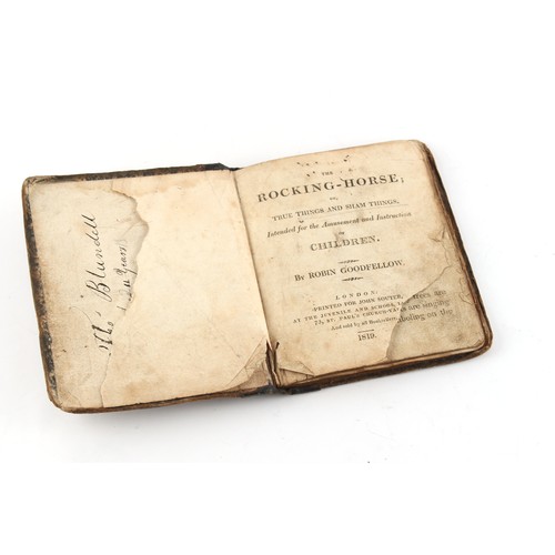 7 - Property of a deceased estate - children's book - GOODFELLOW, Robin (GALT, John) - 'The Rocking-Hors... 