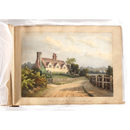 39 - Property of a deceased estate - William Hubbard (19th century) - 'SKETCHES IN CRAYFORD, KENT, AND IT... 