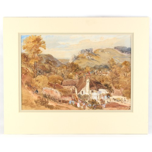 40 - Property of a deceased estate - follower of David Cox Snr. OWS (1783-1859) - HARVESTING THE HAY - wa... 