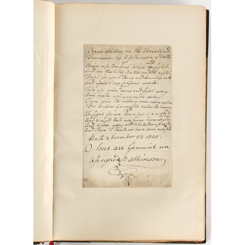 12 - Property of a lady - Napoleonic historical interest - BROADLEY, Alexander Meyrick, and ROSE, John Ho... 