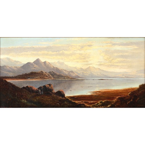 54 - Property of a deceased estate - Charles Leslie (1839-1886) - 'A SHOWER PASSING KENTMERE FELLS, WESTM... 