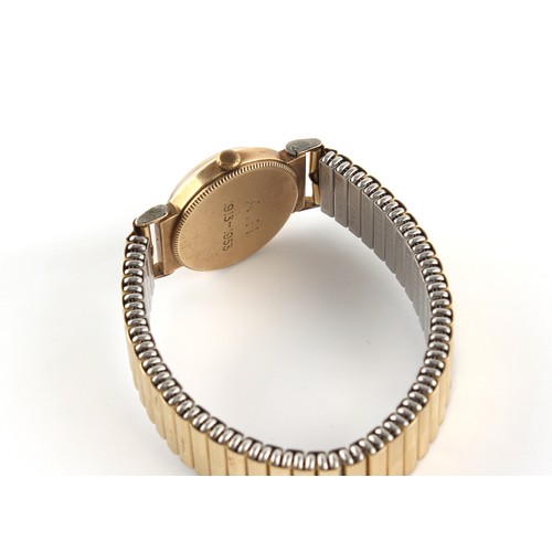 45 - Property of a lady - a 1950's gentleman's Fortex 9ct gold wristwatch, 28mm diameter, appears to be w... 