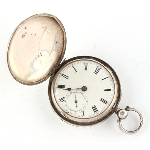 49 - Property of a deceased estate - a Victorian silver full hunter cased pocket watch; together with two... 