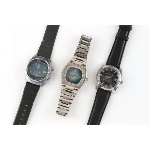 33 - Property of a deceased estate, a private collection of watches - three assorted gentleman's wristwat... 