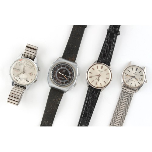 28 - Property of a deceased estate, a private collection of watches - four gentleman's wristwatches, comp... 
