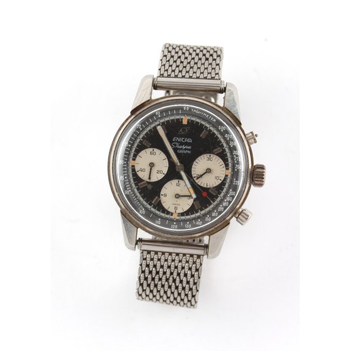 27 - Property of a deceased estate, a private collection of watches - a gentleman's Enicar Sherpa Graph c... 