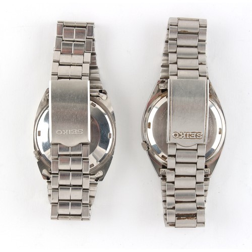 21 - Property of a deceased estate, a private collection of watches - two gentleman's Seiko 5 automatic s... 