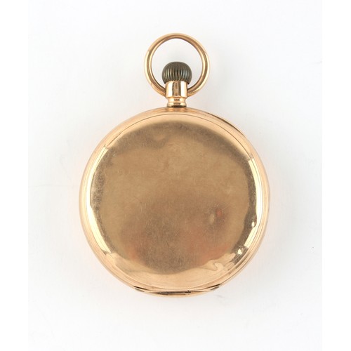 11 - Property of a deceased estate, a private collection of watches - an early 20th century 9ct gold full... 
