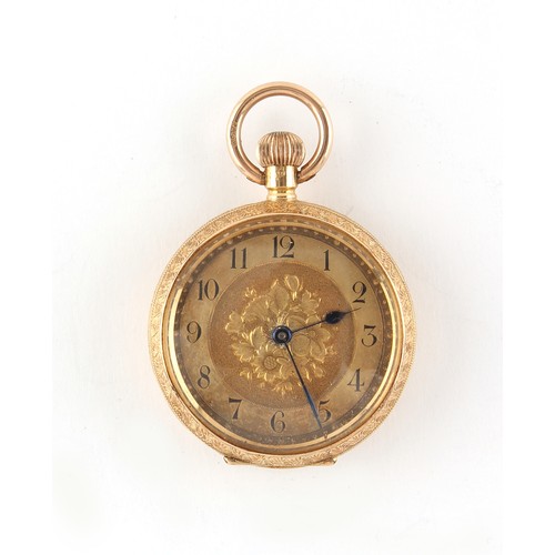8 - Property of a deceased estate, a private collection of watches - an early 20th century 18ct gold fob... 