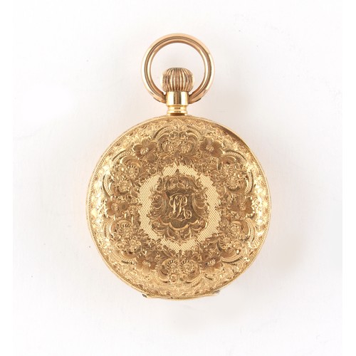 8 - Property of a deceased estate, a private collection of watches - an early 20th century 18ct gold fob... 