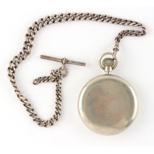 7 - Property of a deceased estate, a private collection of watches - a Rolex nickel cased open faced poc... 