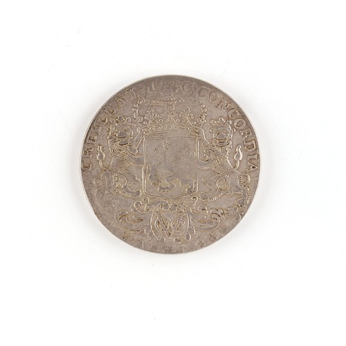 184 - Property of a lady - coin - a 1740 Dutch East India Company (Netherlands East Indies) ducaton, silve... 