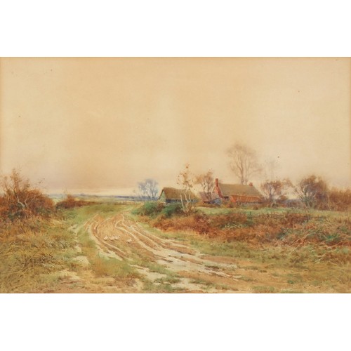 18 - Property of a lady - Henry John Sylvester Stannard R.B.A. (1870-1951) - LANDSCAPES WITH COTTAGES - a... 