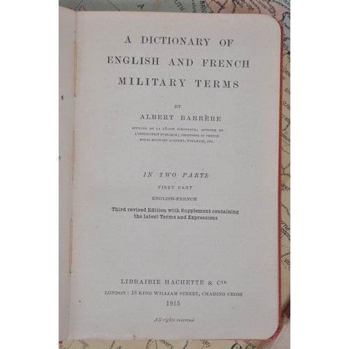 14 - Pre WW1 Connaught Rangers Certificate of Service Book, War Map of Europe & 1915 English & Fr... 